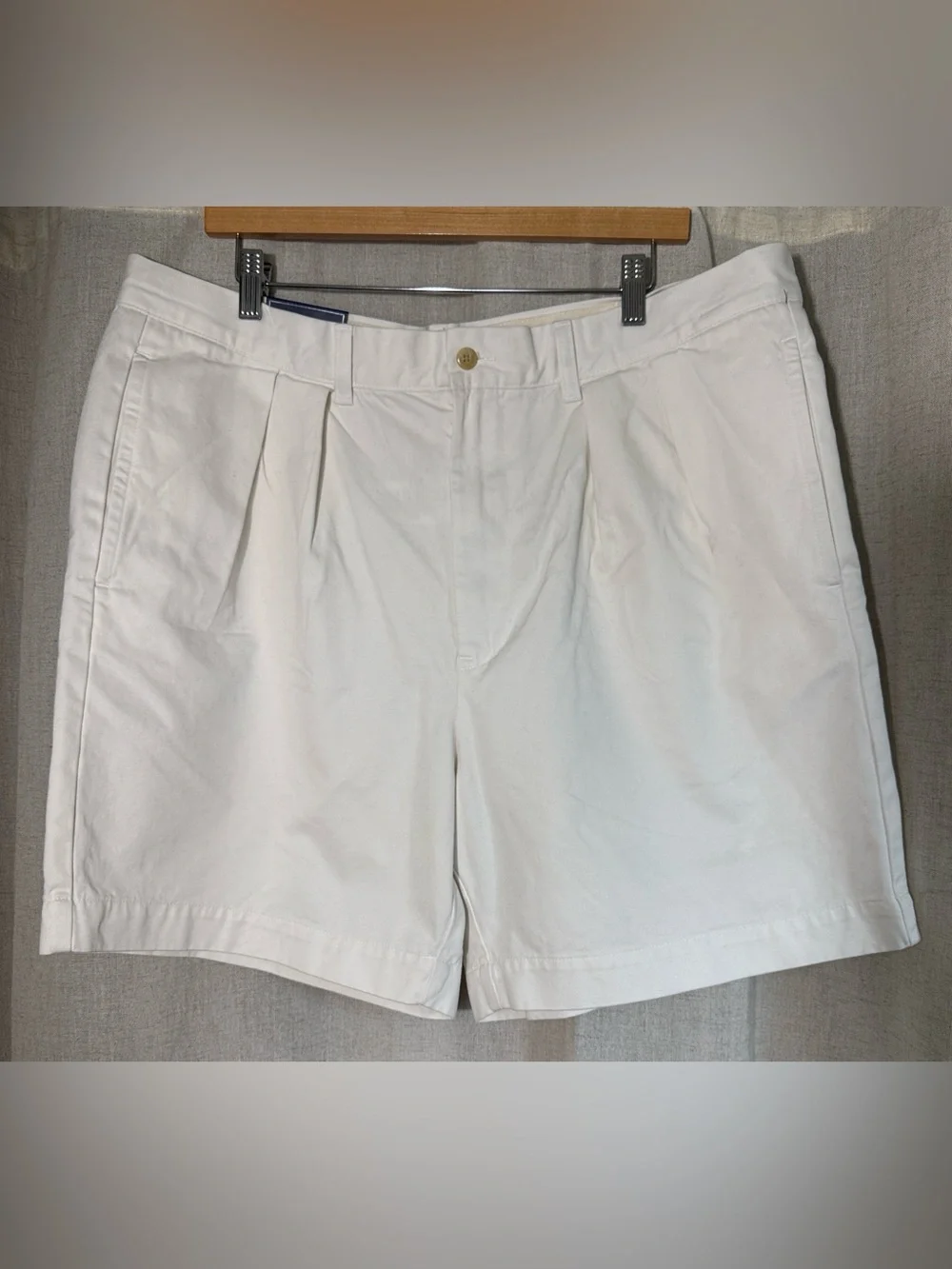 Polo Ralph Lauren Ivory Khaki Chino Shorts NWT Size 38